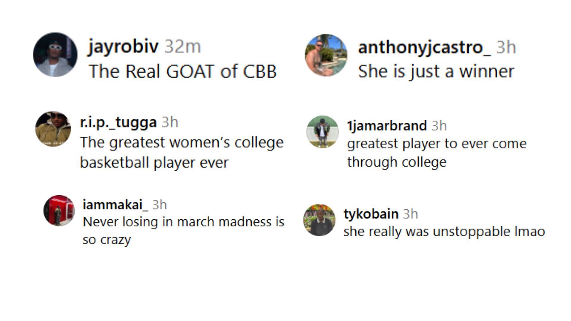 Breanna Stewart fan reactions (Image Source: @bleacherreport/Instagram and @brwsports/Instagram)