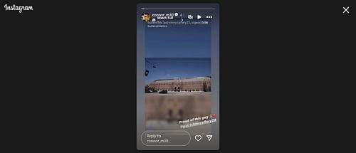 Connor McCaffery was proud of his brother, Patrick's journey to overcome his mental health struggles. (Source: https://www.instagram.com/stories/connor_m30/3545548889816214566/?igsh=aXVwa3NqbWdhemZm)