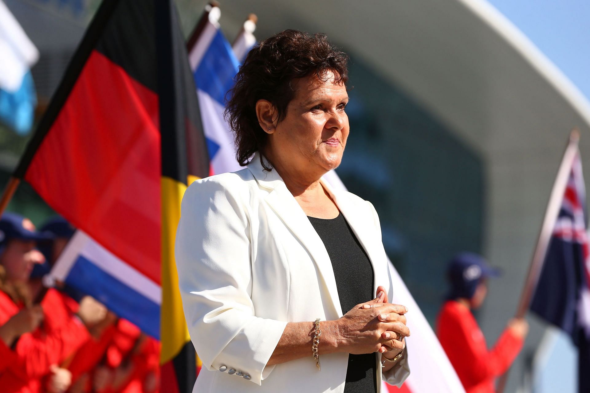 Evonne Goolagong at the Australian Open 2019. (Photo: Getty)