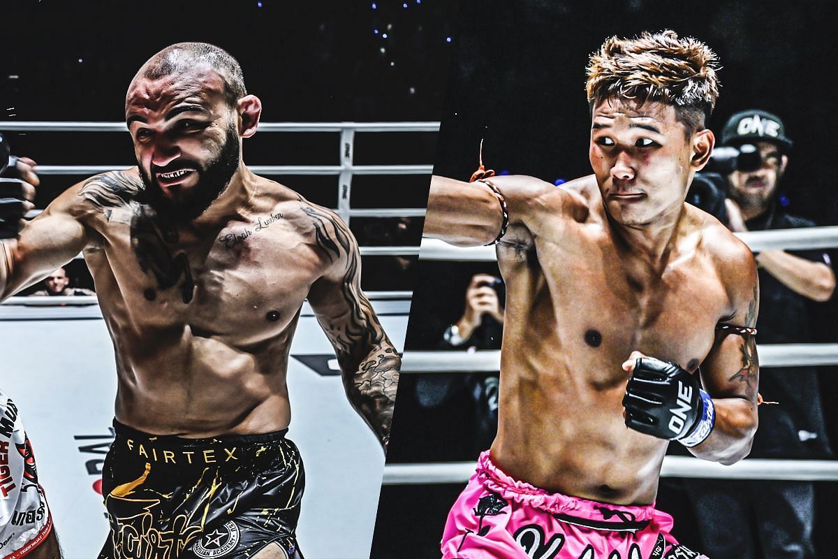 John Lineker (Left) faces Kulabdam (Right) at Lumpinee