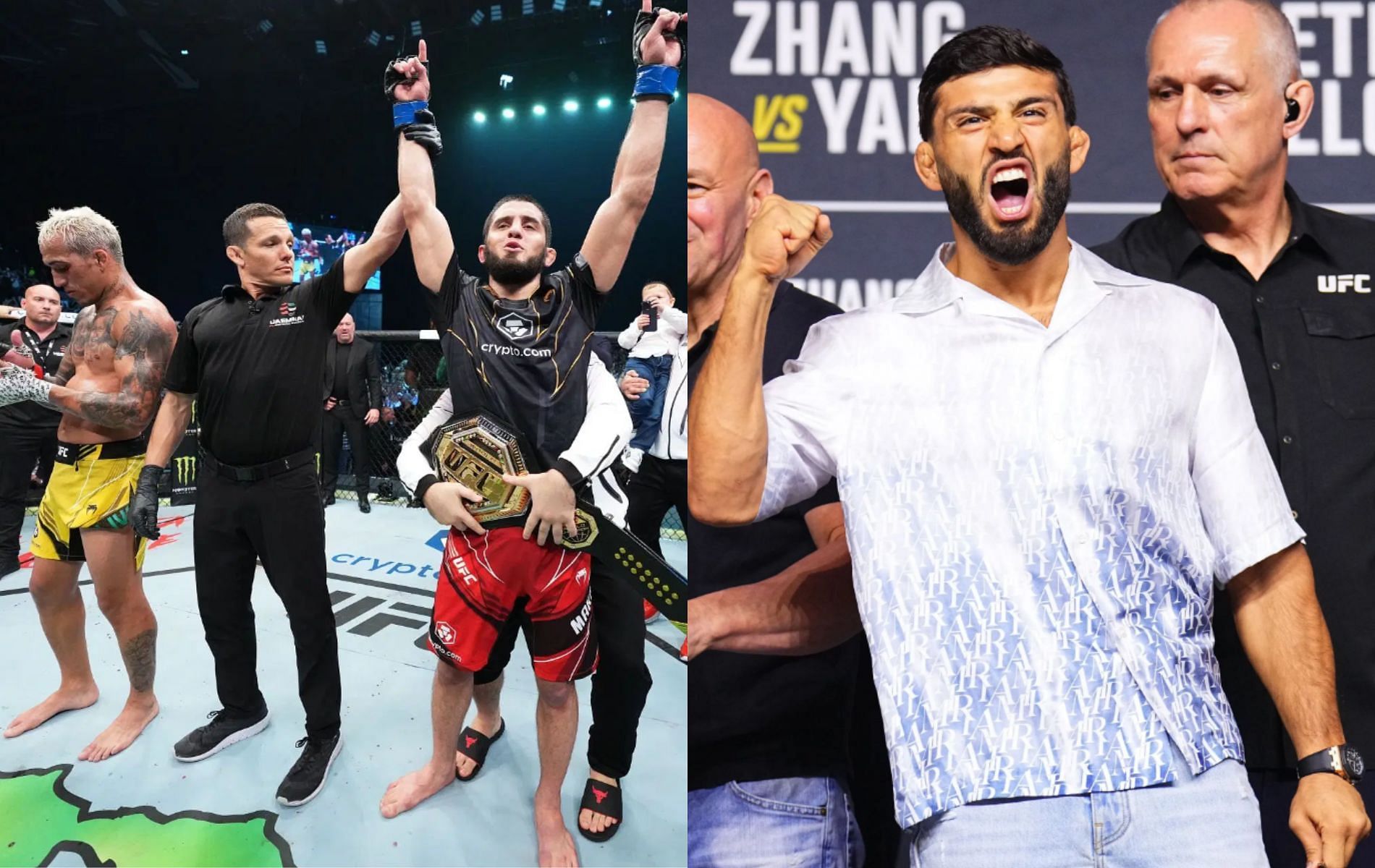 A former UFC fighter rated Islam Makhachev as a better grappler than Charles Oliveira which can help him get the better of Arman Tsarukyan. [Image Courtesy: Getty Images]