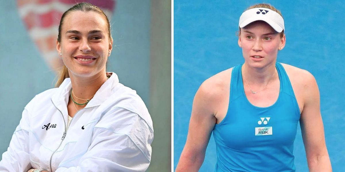 Aryna Sabalenka (L) and Elena Rybakina | Images: Getty