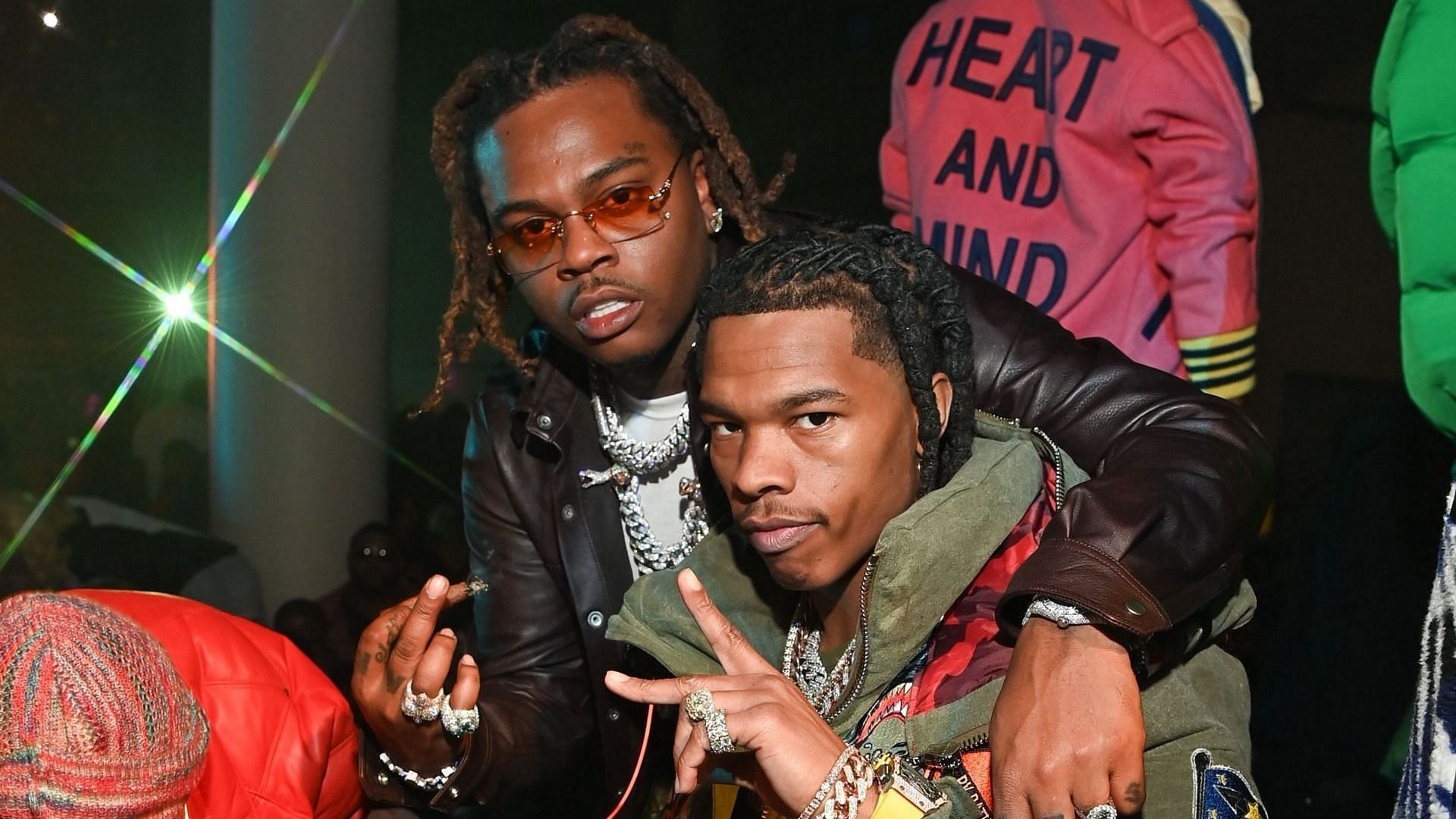 Gunna and Lil Baby attend All Star WKND at Erieview on February 19, 2022, in Cleveland, Ohio (Image via Getty/Prince Williams)