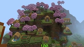 Minecraft player discovers beautiful cherry blossom village seed