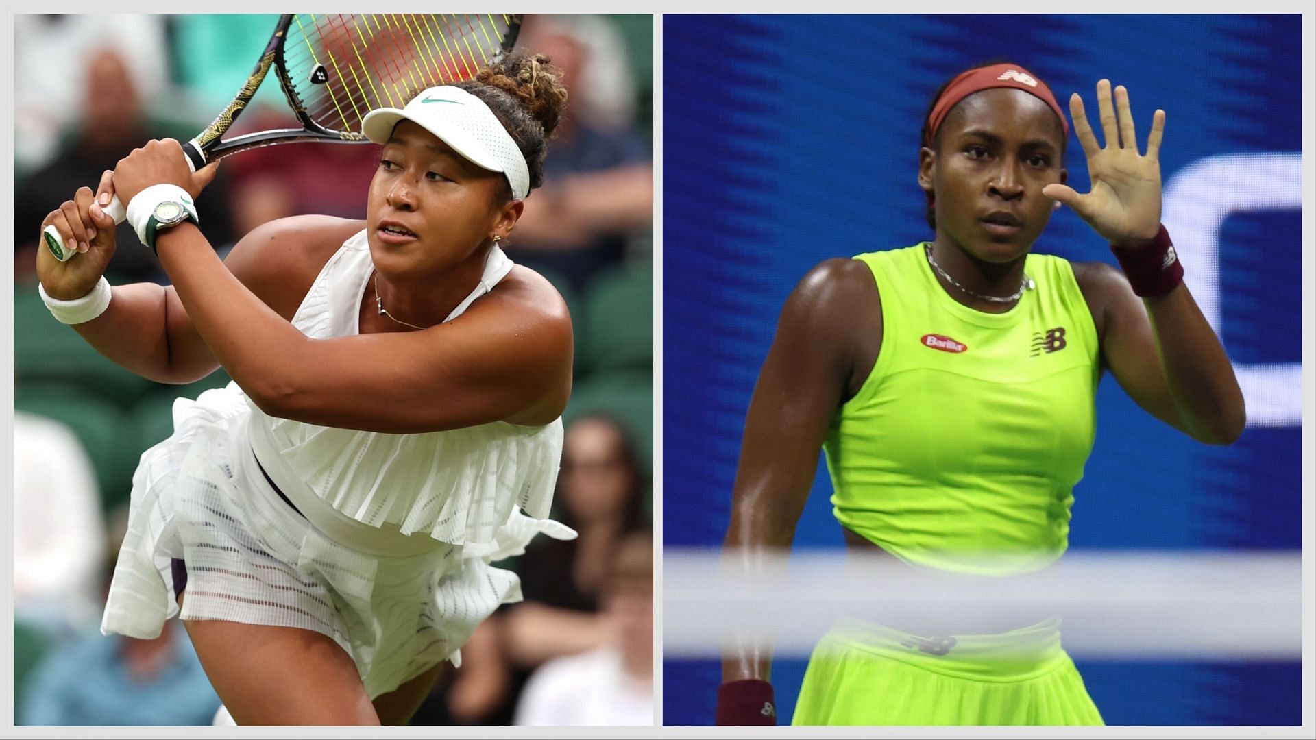 Naomi Osaka and Coco Gauff