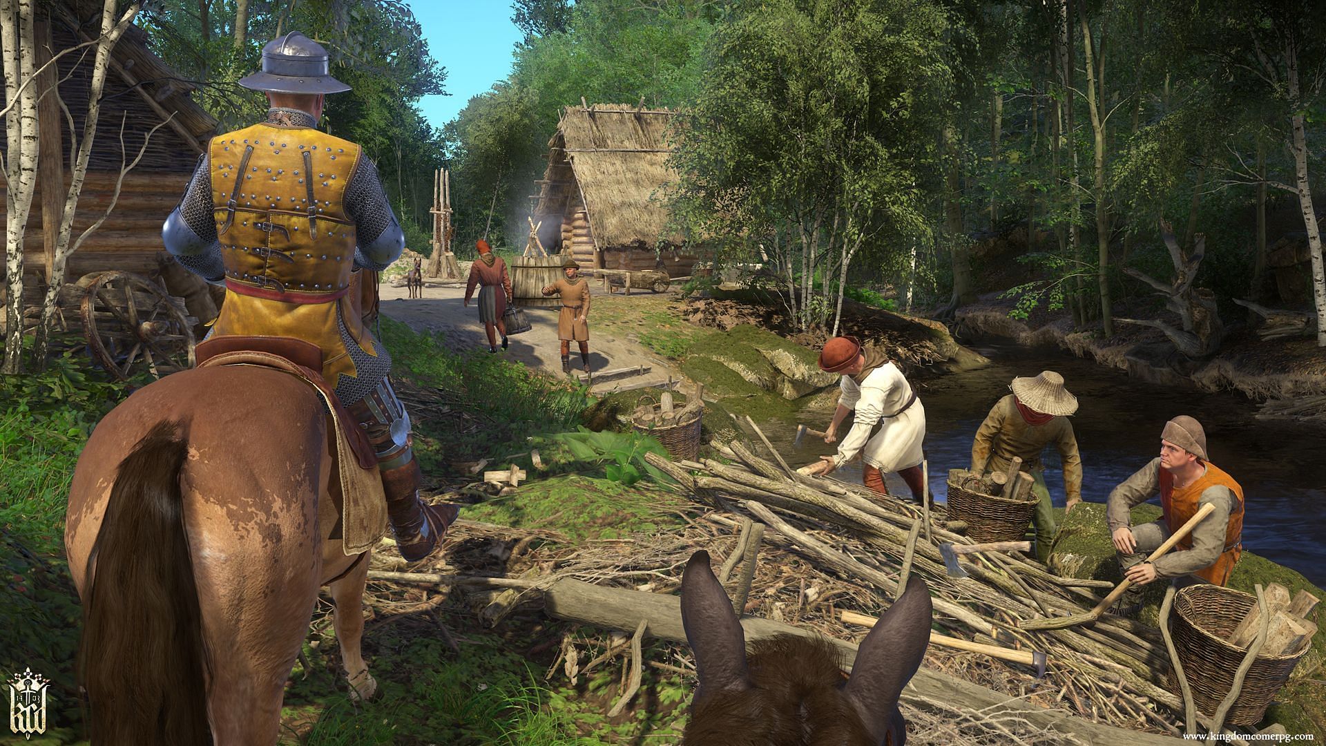 The gaming community could not get enough of Kingdom Come Deliverance at launch (Image via Warhorse Studios)