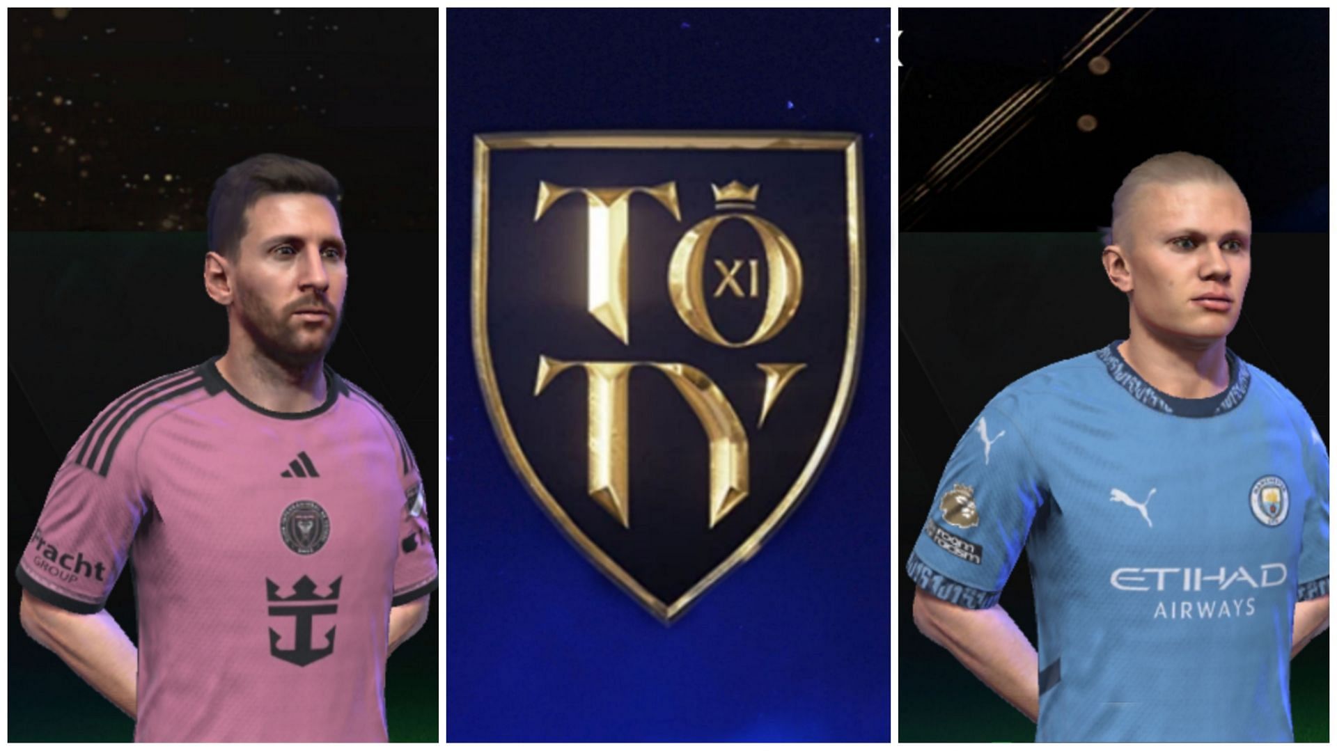 Messi, Haaland, Rudiger and others leaked as EA FC Mobile TOTY 2025 Honorable Mentions cards (Images via EA Sports)