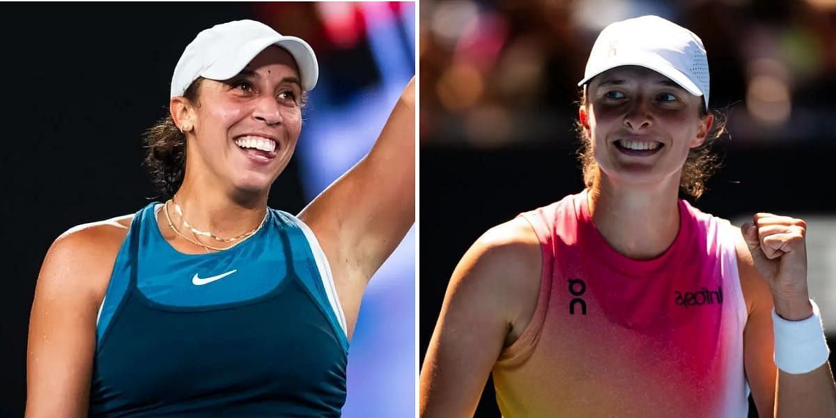 Madison Keys and Iga Swiatek (Both Images: Getty) 