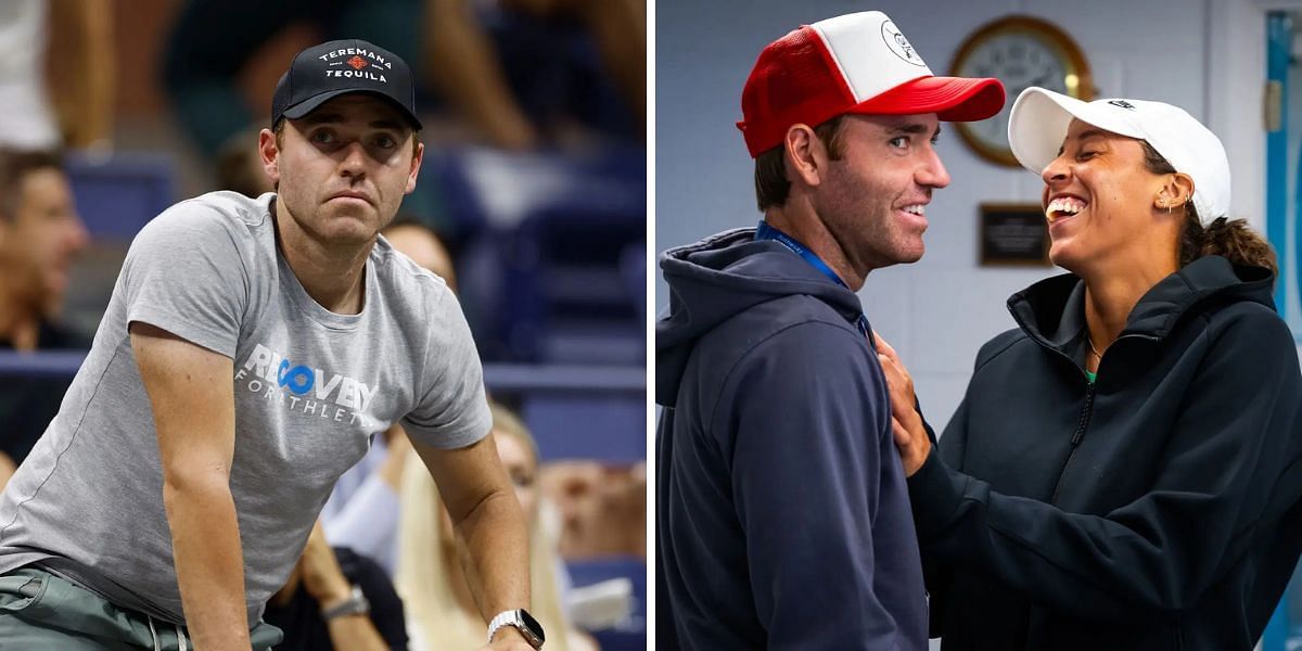 Bjorn Fratangelo (L) is the coach and husband of Madison Keys (R), (Source: Getty Images)