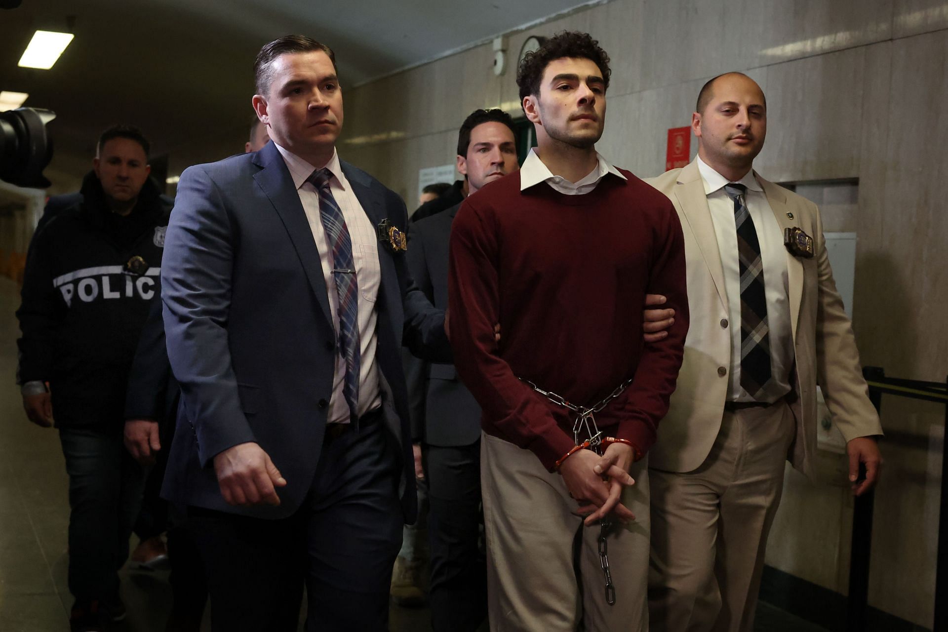 Alleged Killer Luigi Mangione Is Arraigned On New York State Murder Charges - Source: Getty