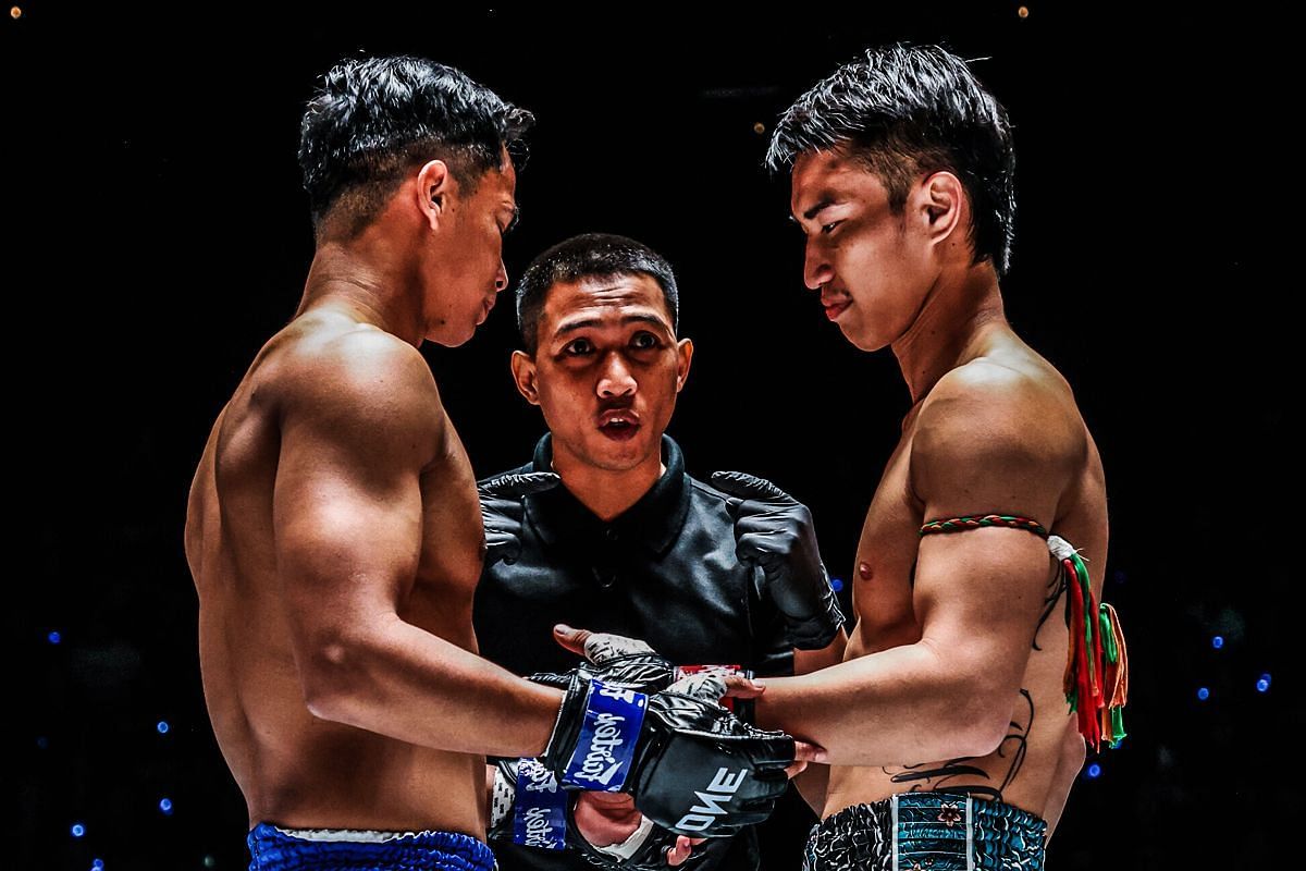 Superbon (left), Tawanchai (right) [Photo via ONE Championship]