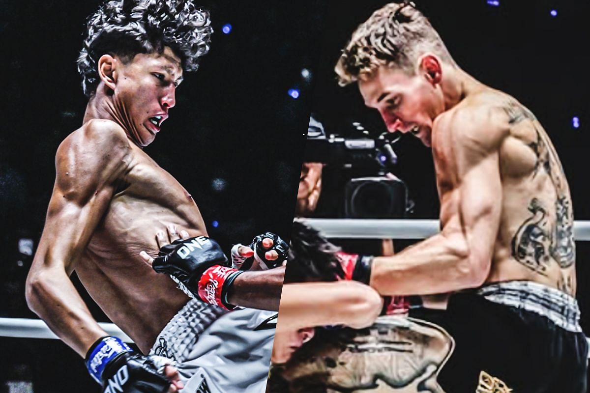 Nabil Anane (left) and Nico Carrillo (right). [Photos from ONE Championship]