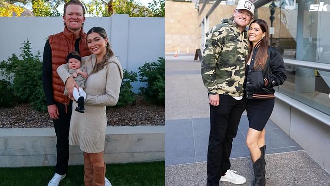 Logan Webb's wife Sharidan drops 2-word caption celebrating cute family moments in the snow with Giants ace and their daughter