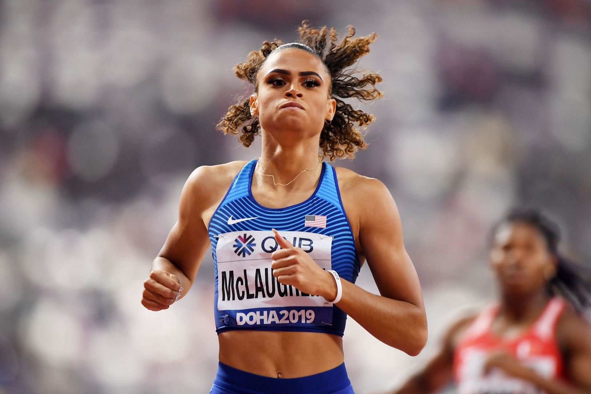 Sydney McLaughlin-Levrone competes in the 400m hurdles during 17th IAAF World Athletics Championships Doha 2019 - Day Six - Source: Getty