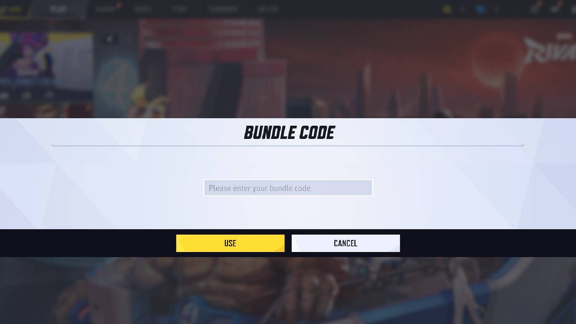 Redeem the bundle code (Image via NetEase Games)