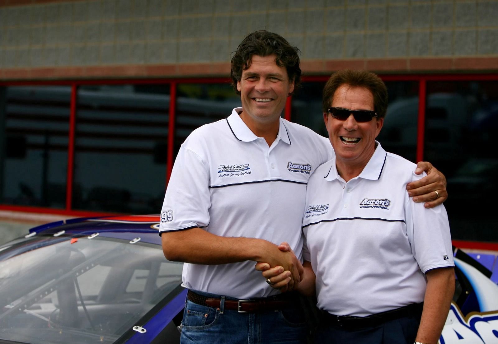 Daytona 500 winners Darrell Waltrip and his younger brother Michael Waltrip (Source: Imagn)