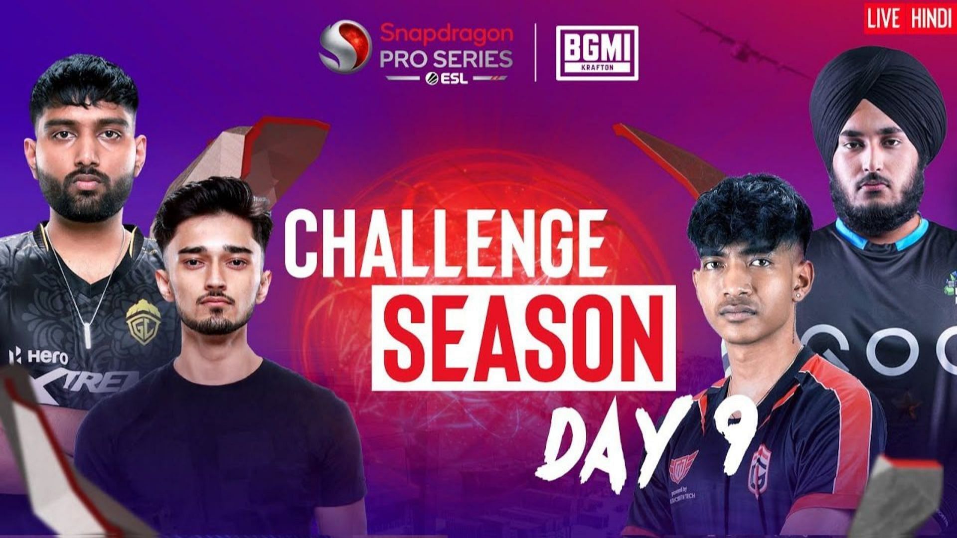 Day 9 of SPS Challenge Season was held on January 12 (Image via YouTube/Nodwin Gaming)