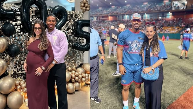 Francisco Lindor's wife Katia reacts to Sean Manaea's spouse Talat teasing the "Man's" photography skills