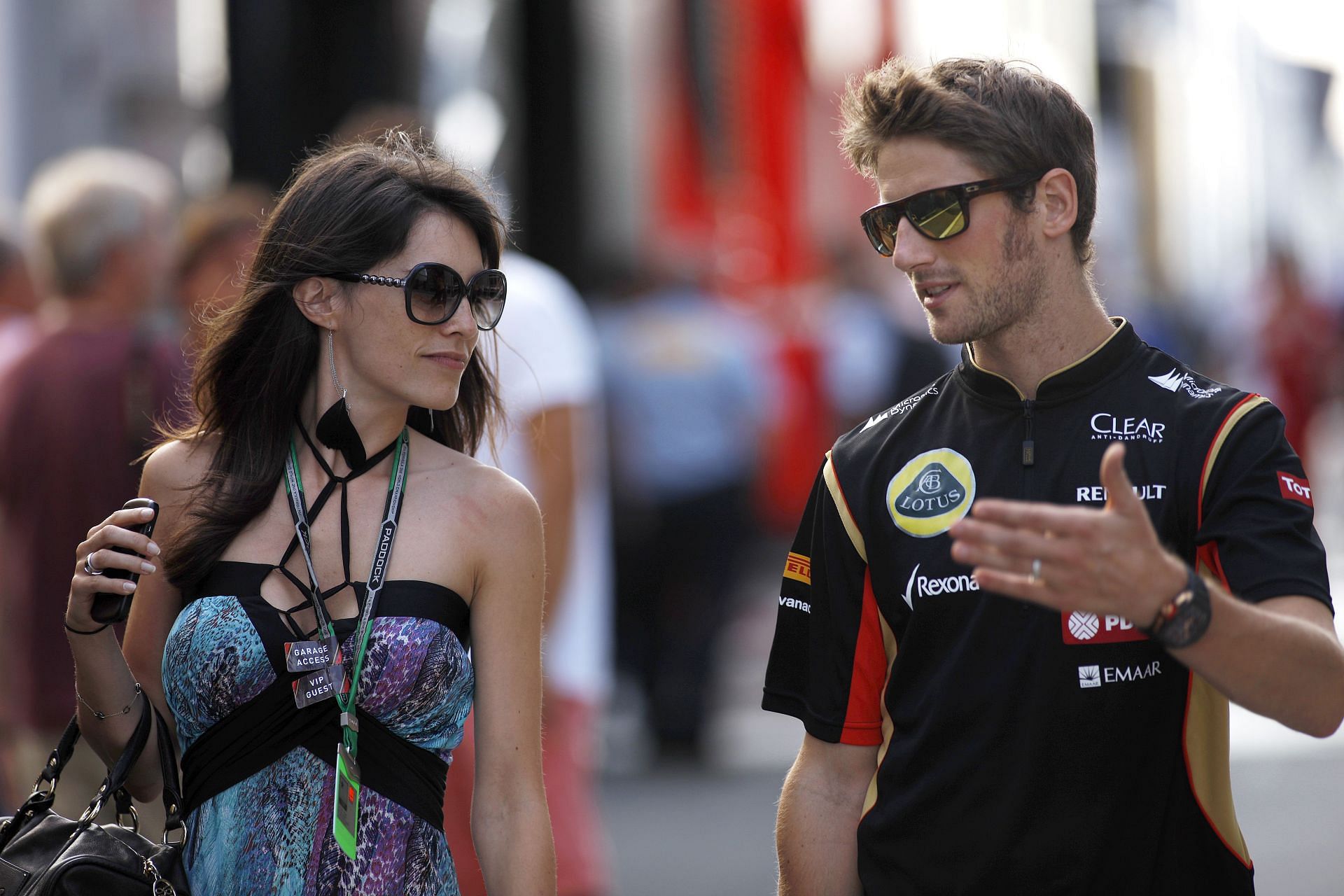 Romain Grosjean Wife