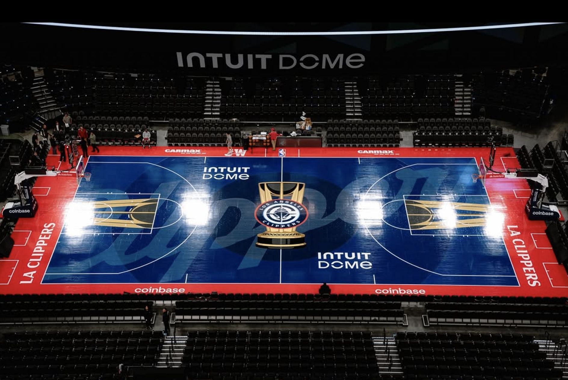 L.A. Clippers&rsquo; Intuit Dome indoor court reveal