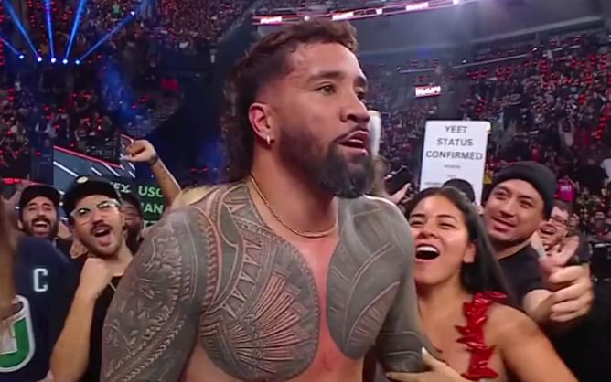 Jey Uso brings current Champion & 48-year-old icon into the ring after Saturday Night's Main Event goes off-air