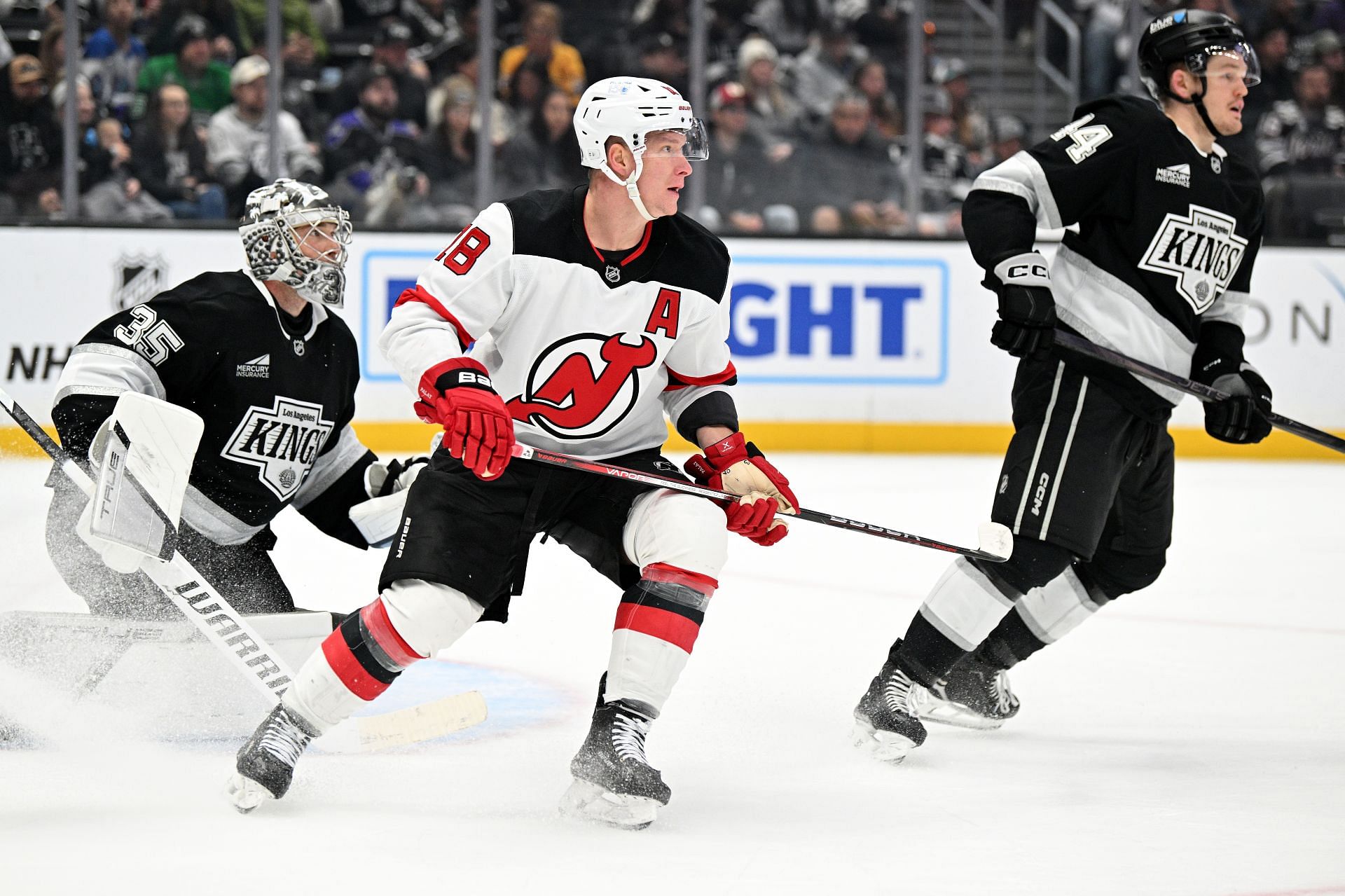 NHL: JAN 01 Devils at Kings - Source: Getty