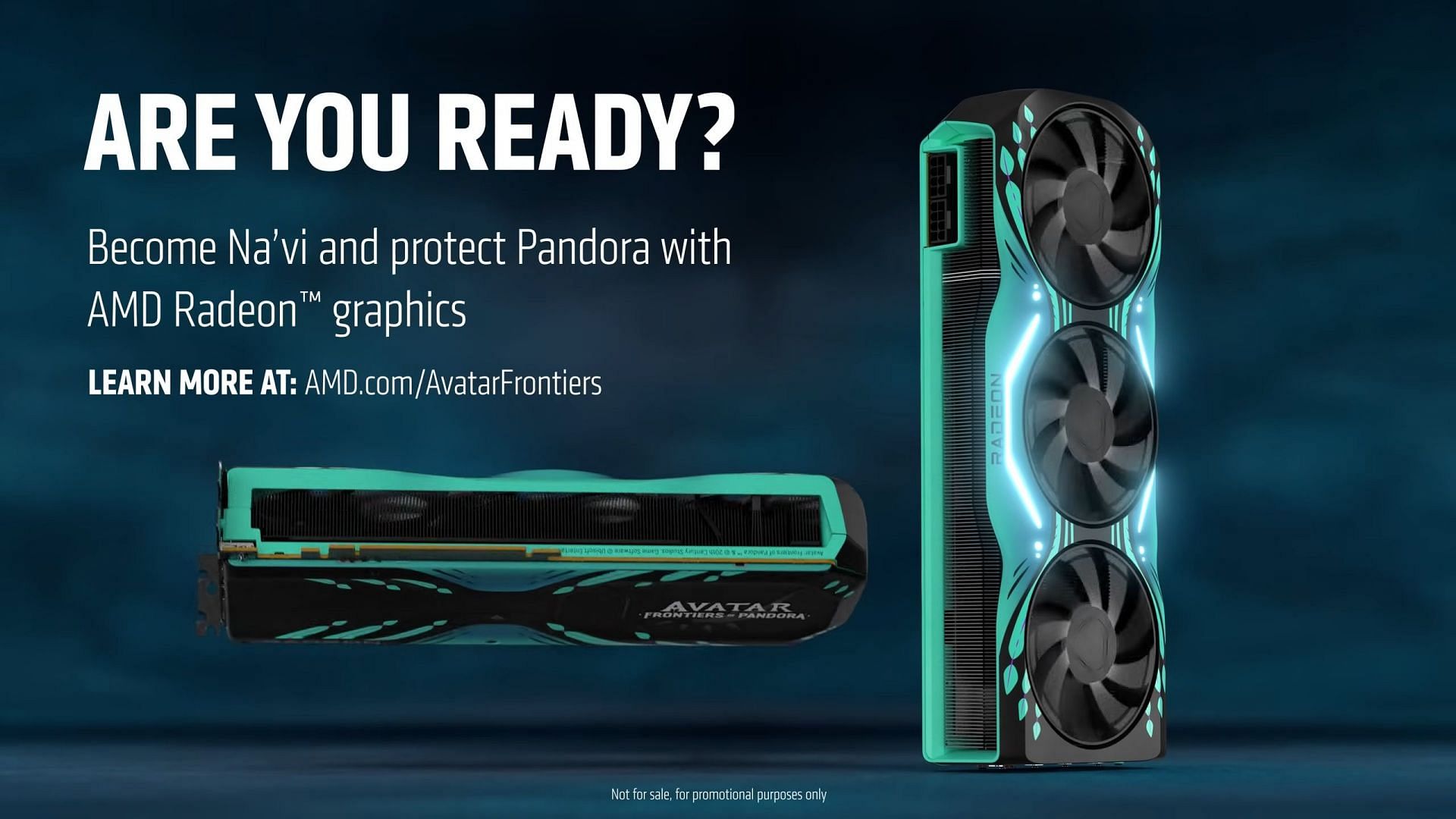 The Limited-Edition Avatar AMD Radeon GPU (Image via AMD)