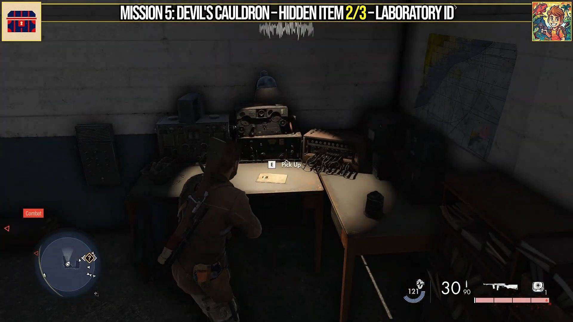 Laboratory ID location (Image via YT@Game Guides Channel/Rebellion)