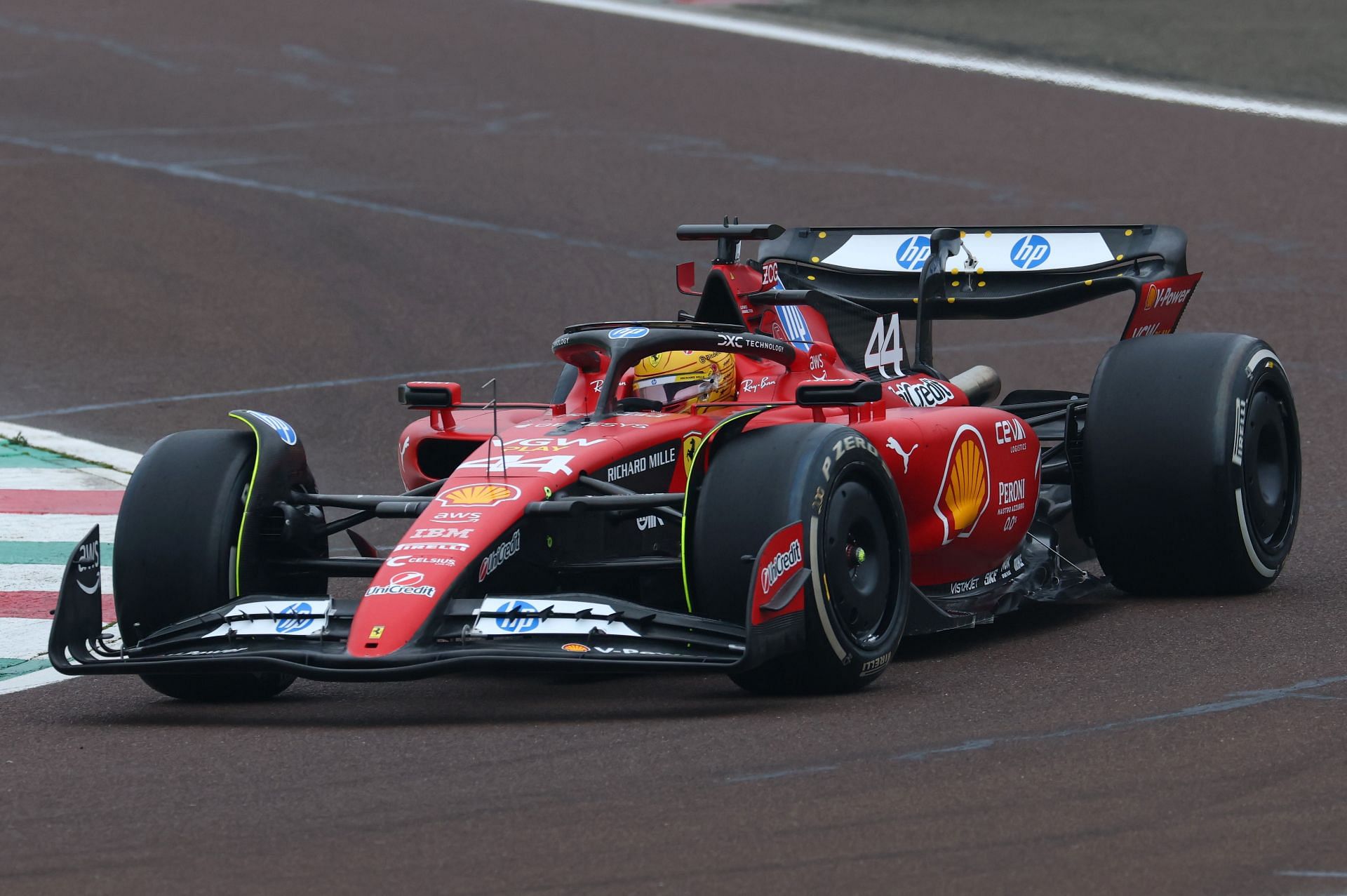 Lewis Hamilton Tests For Ferrari - Source: Getty