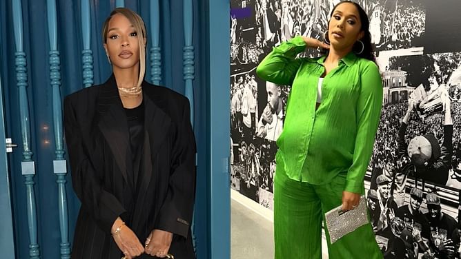 LeBron James' wife Savannah James & Draymond Green's spouse Hazel Renee seen grooving to dance number in Paris throwback