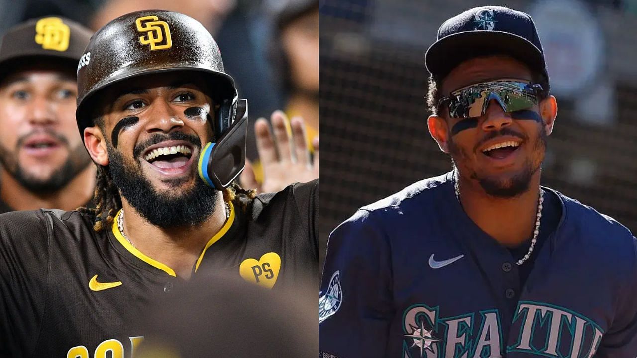 Fernando Tatis Jr. (L) and Julio Rodriguez (R) (Images from - Getty)