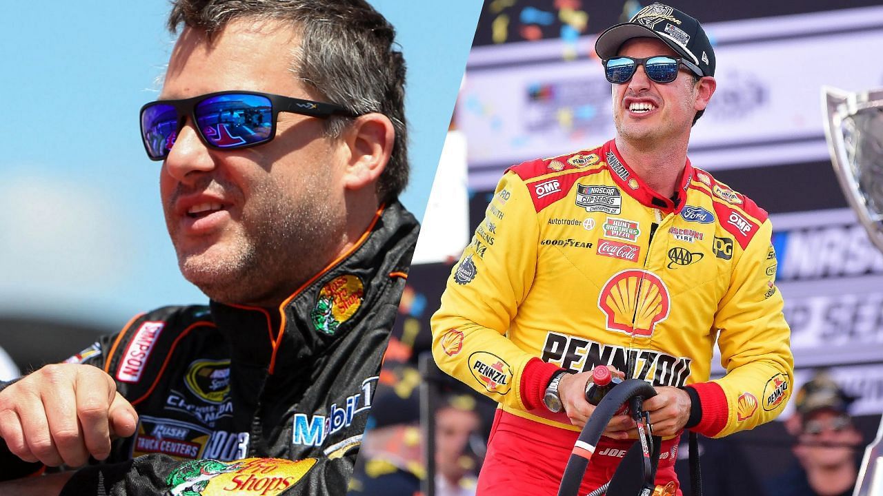 Tony Stewart (L) and Joey Logano (R) - Images via Imagn