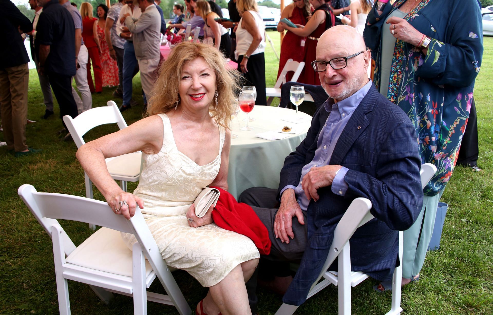 April Gornick and Jules Feiffer at the Bay Street Theater&#039;s 28th Annual Summer Gala on July 6, 2019, in Sagaponack, New York. (Photo by Sonia Moskowitz/Getty Images)