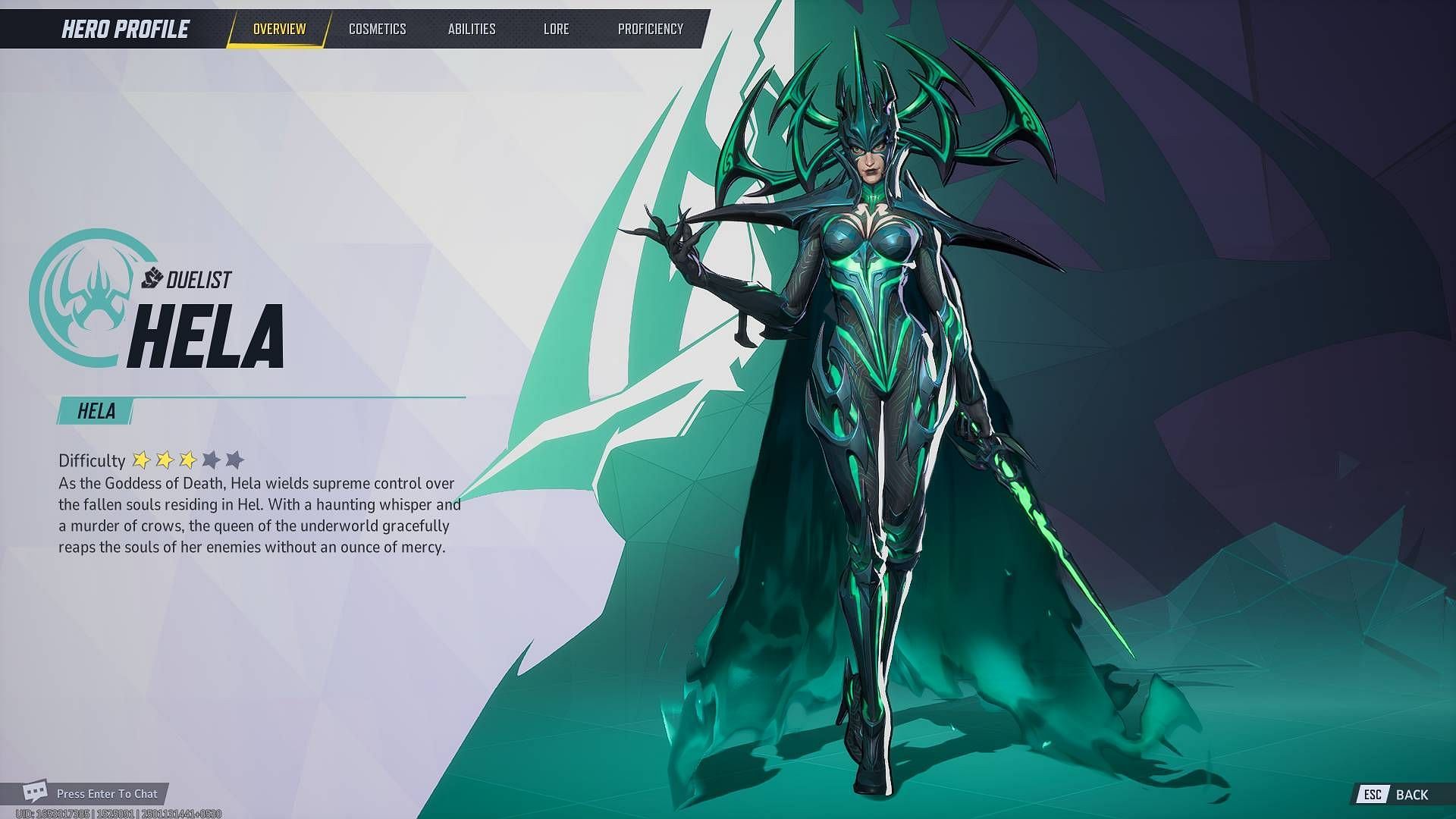 Hela from Marvel Rivals Duelist tier list (Image via NetEase Games)