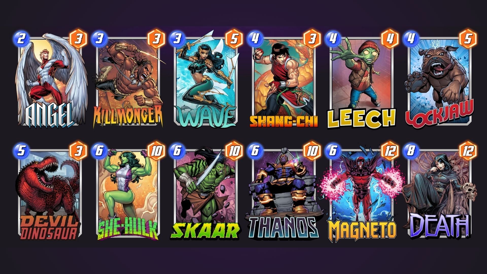 The Angel Roller deck is a destroy-oriented Marvel Snap Angel deck (Image via Nuverse)