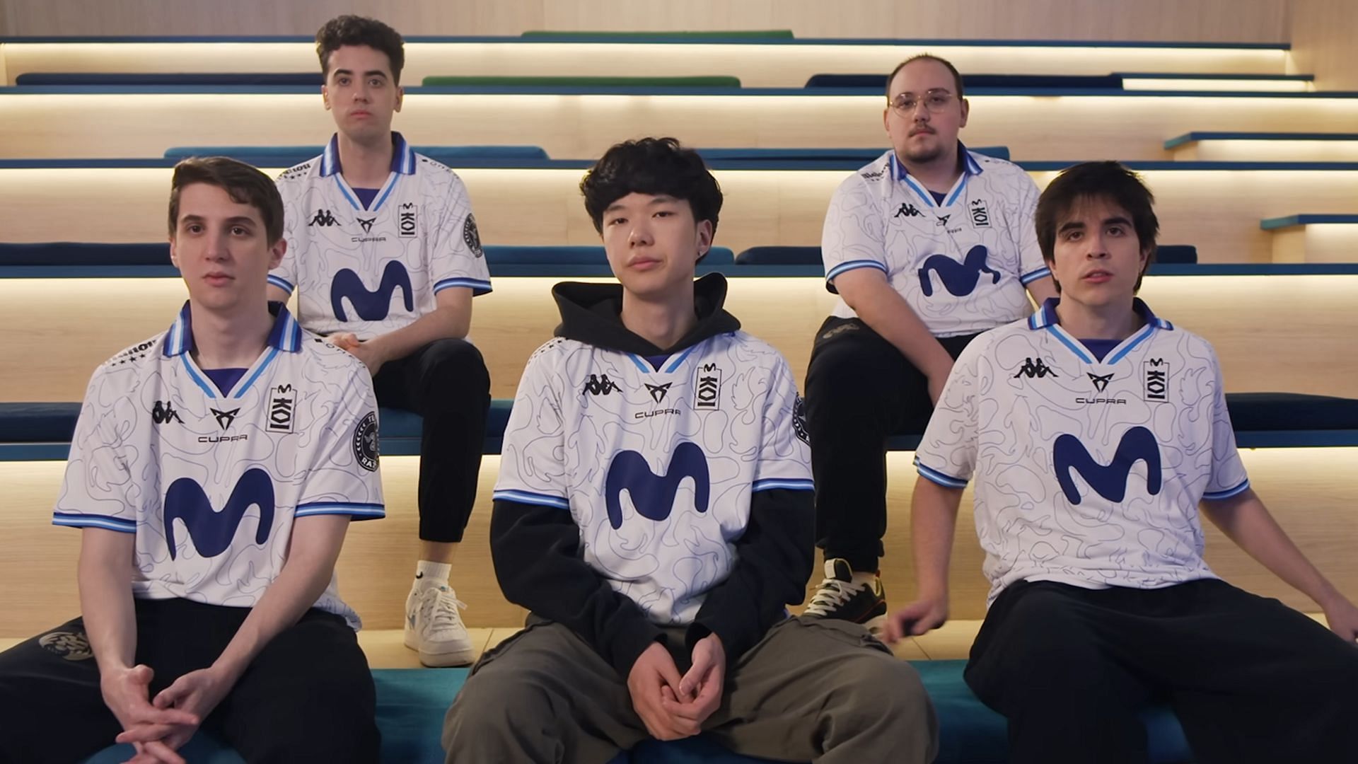 The roster of KOI for League of Legends LEC Winter 2025 (Image via KOI)