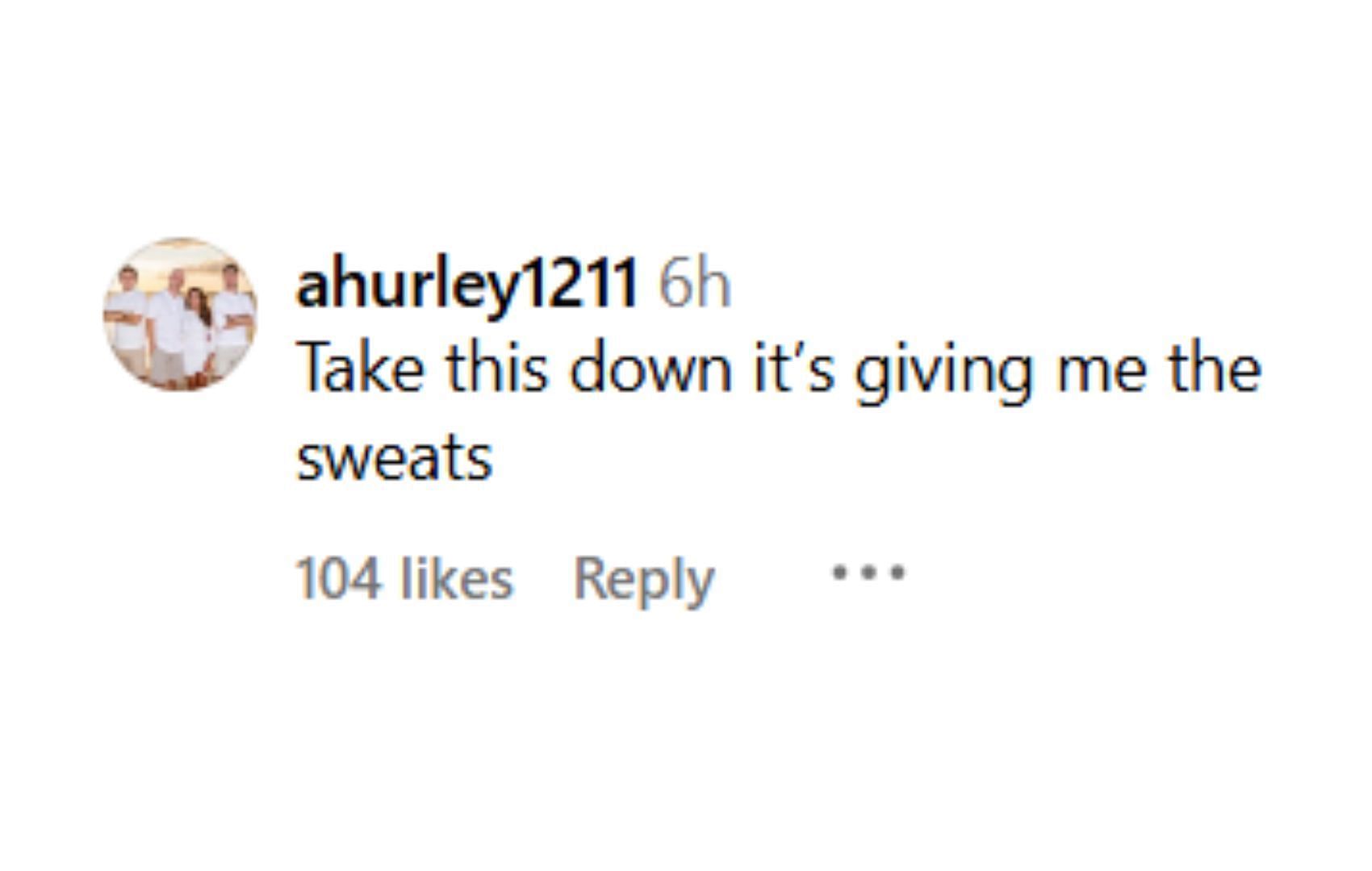 Andrea Hurley comments on Dan Hurley&#039;s post (Credits: Instagram/@coachdanhurley)