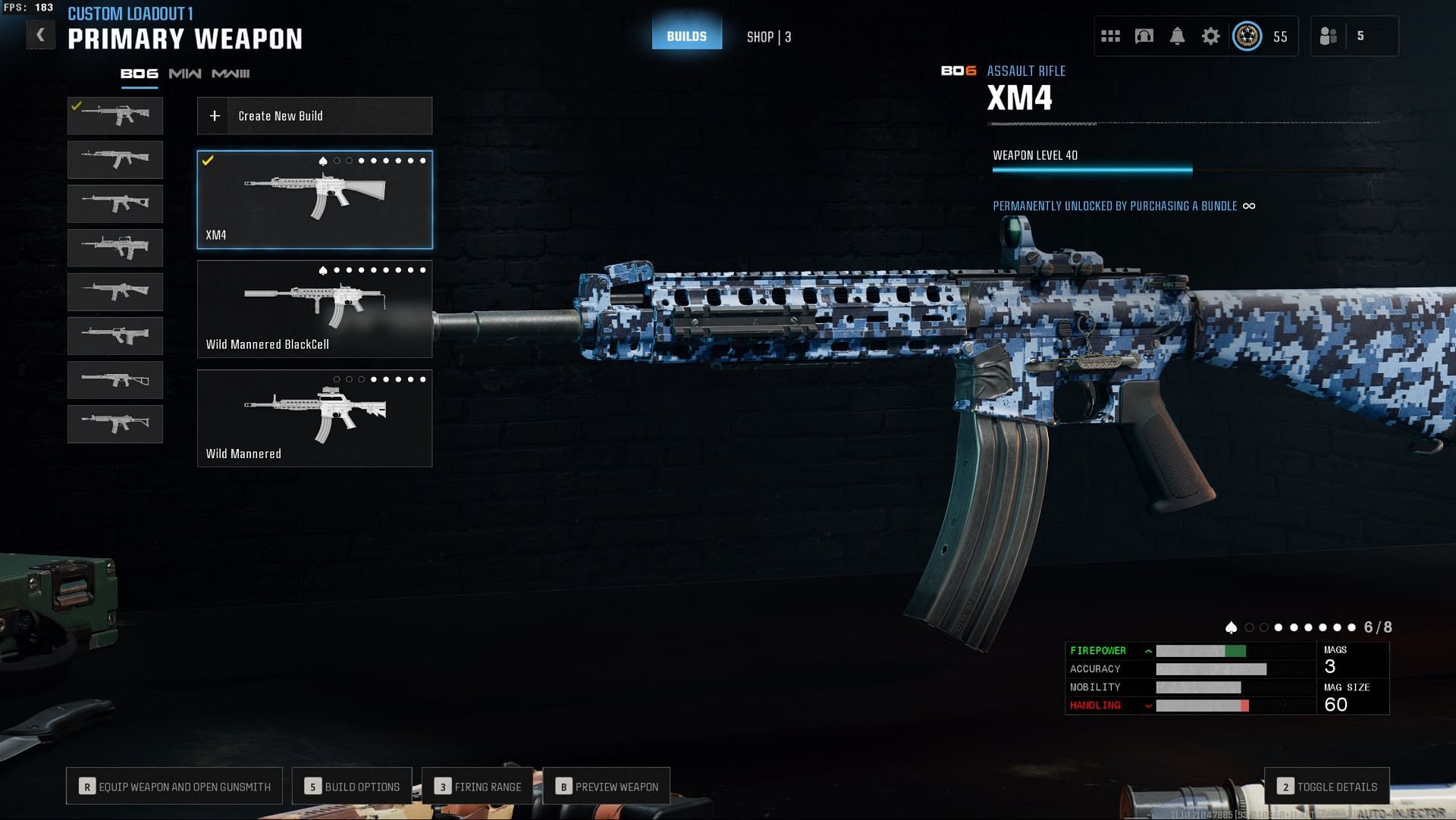 XM4 assault rifle in Warzone (Image via Activision)