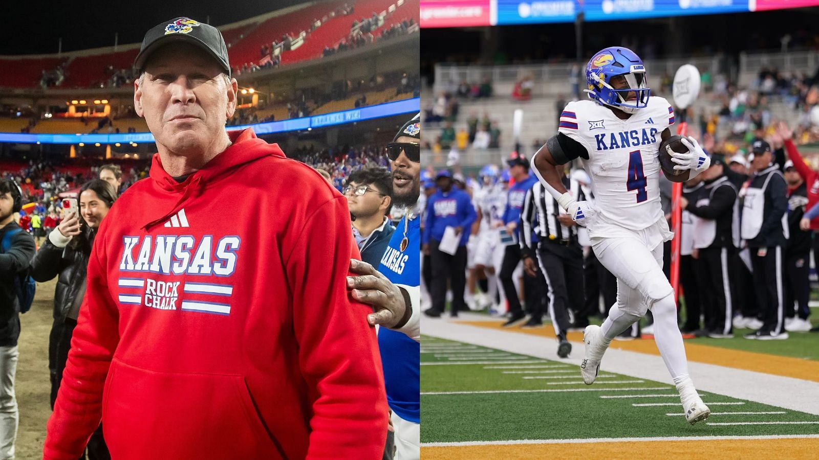 Coach Lance Leipold will lose some standout seniors, including RB Devin Neal, to the NFL. (Photo Credits: IMAGN)