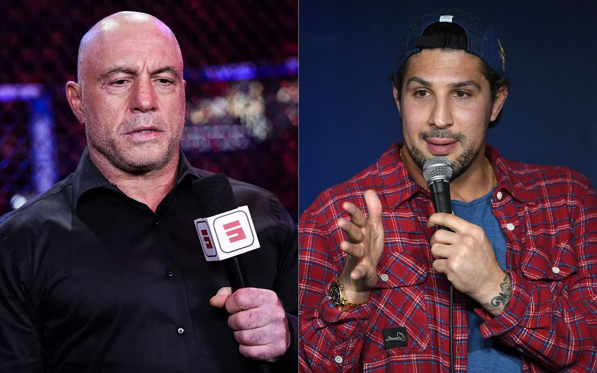 Joe Rogan (left) and Brendan Schaub (right) have been friends for a long time [Image courtesy: Getty]