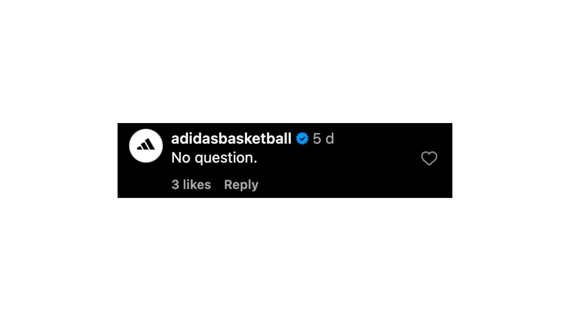 Adidas basketball via Instagram