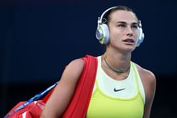 Aryna Sabalenka rocks stylish black & blue fit from Nike 24.7 collection days after Australian Open heartbreak