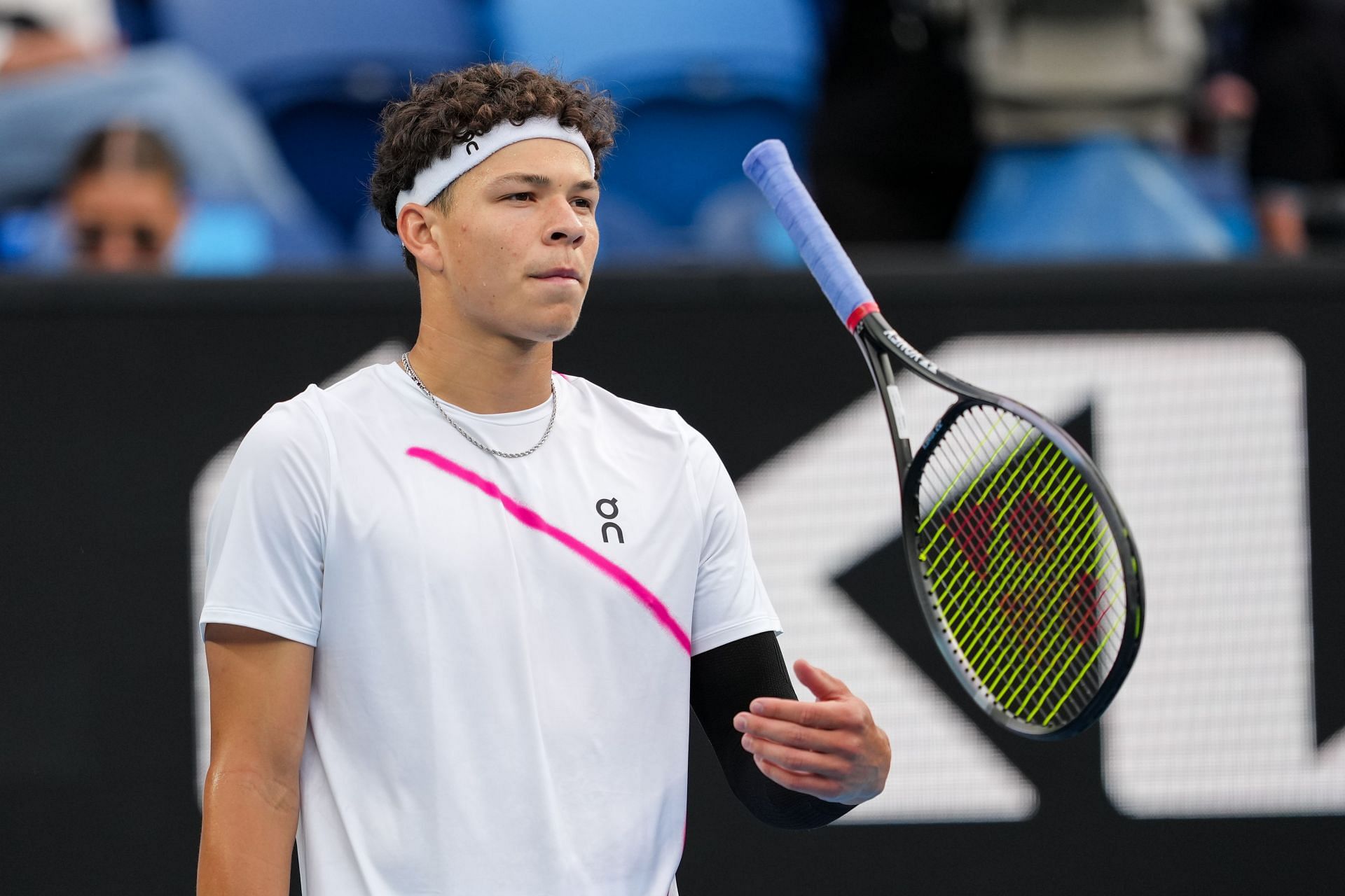 Ben Shelton at the Australian Open 2024. (Photo: Getty)