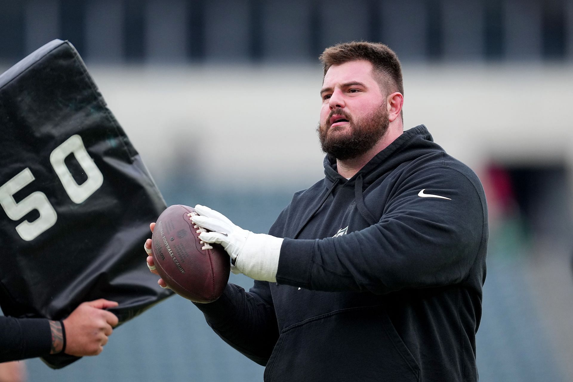 Philadelphia Eagles OL Landon Dickerson (Image Source: Getty)