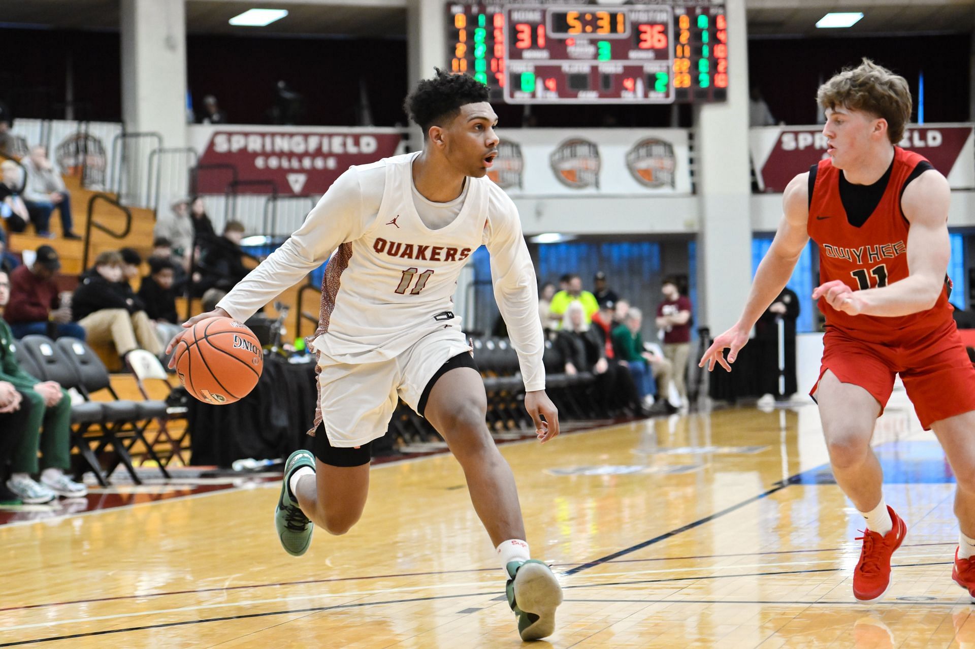 HIGH SCHOOL BASKETBALL: JAN 19 Spalding Hoophall Classic - Sidwell Friends vs Owyhee - Source: Getty