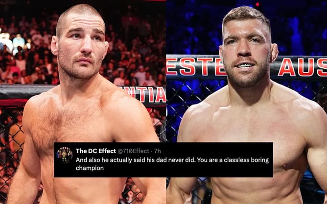 Muslim UFC champ's Dricus du Plessis-esque remark about childhood abuse in response to Sean Strickland's anti-Islam take sparks mixed fan reactions
