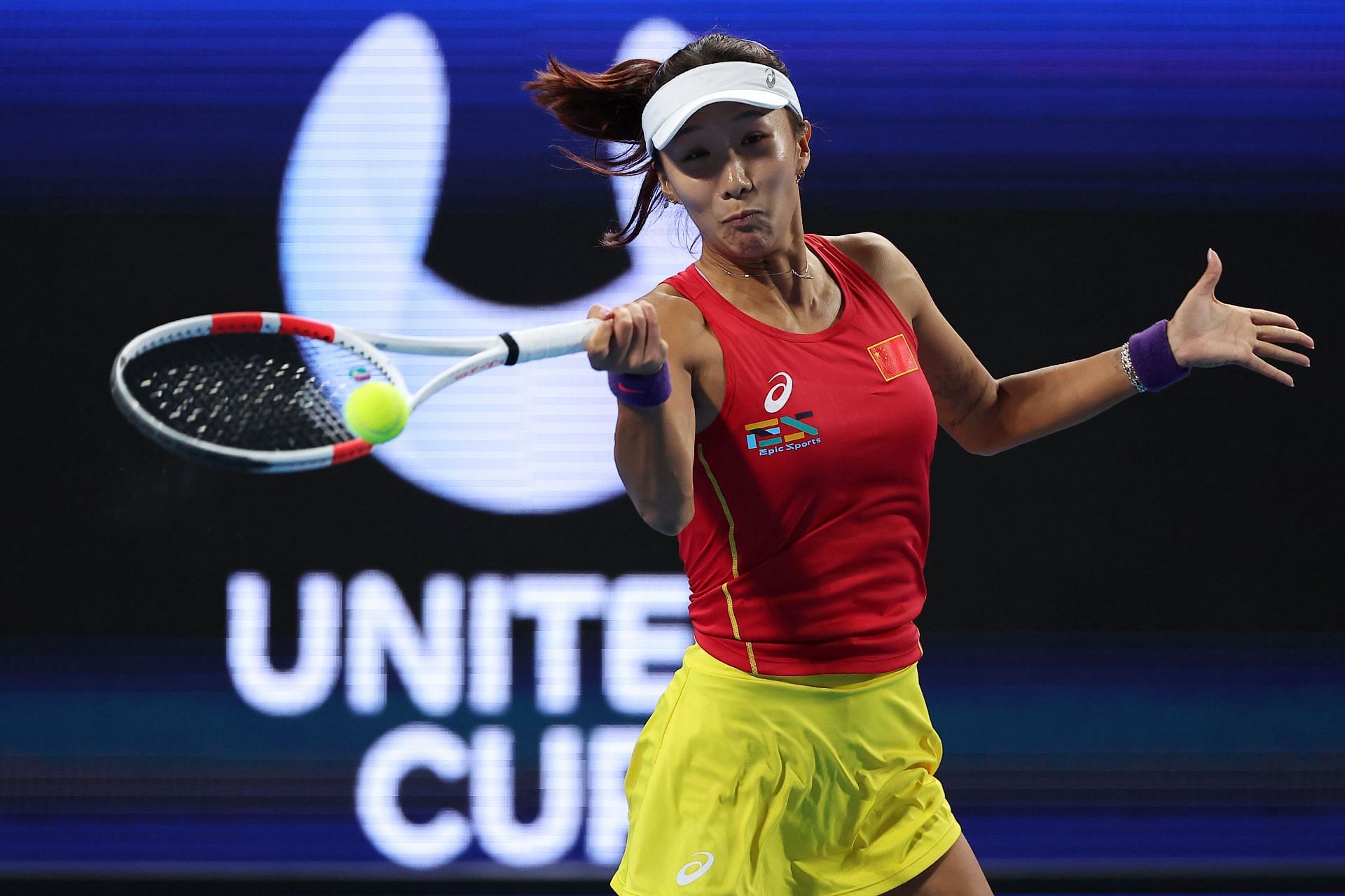 Gao Xinyu at the United Cup 2025. (Photo: Getty)