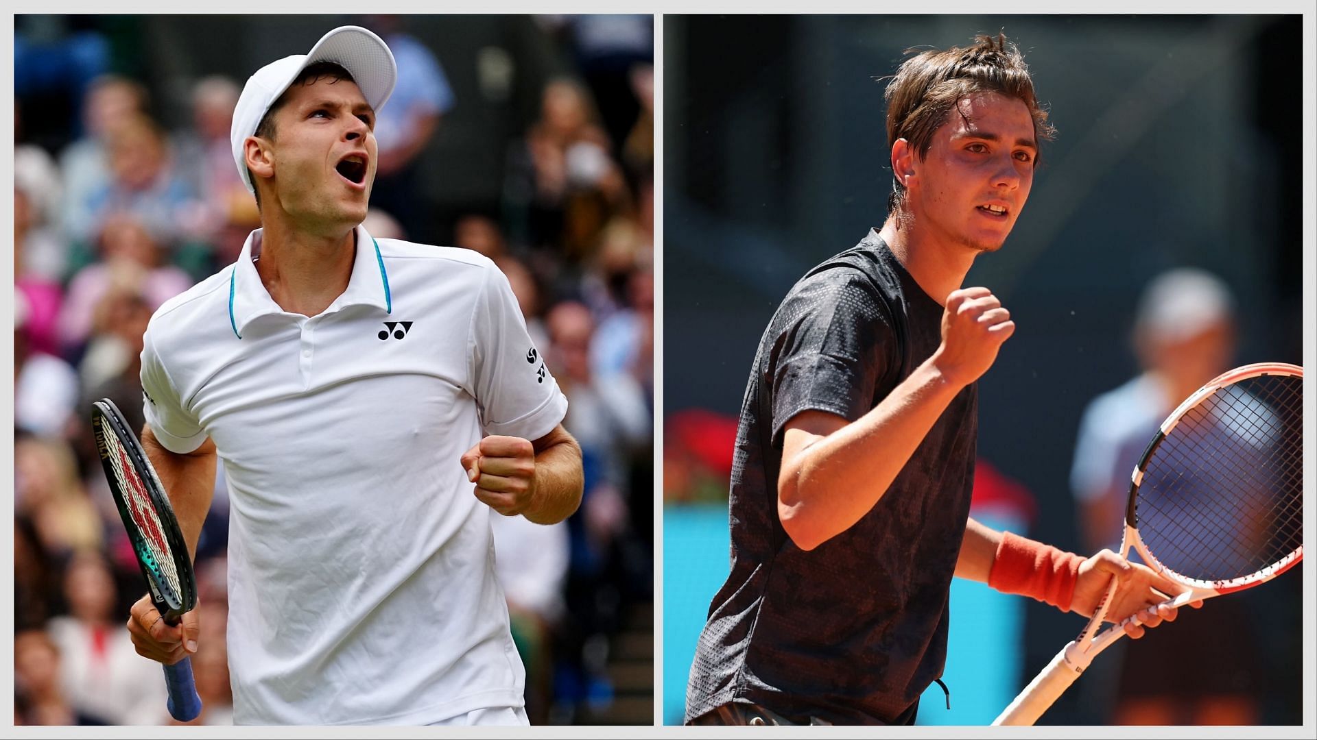 Hubert Hurkacz vs Alexander Shevchenko is one of the semifinal matches at the United Cup 2025. (Photos: Getty)