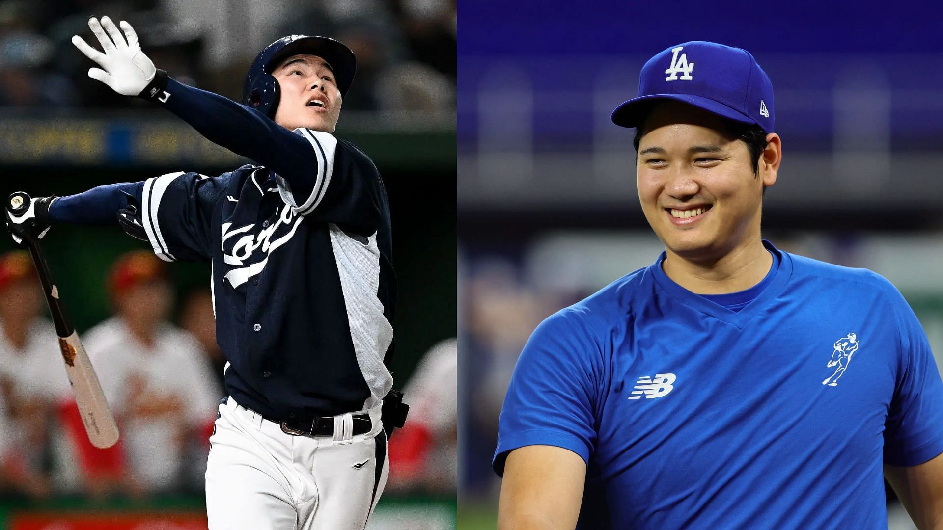 Hyeseong Kim explained how new Dodgers teammate Shohei Ohtani speaking to him in Korean led to him learning some Japanese (Photo Source: IMAGN / Getty)