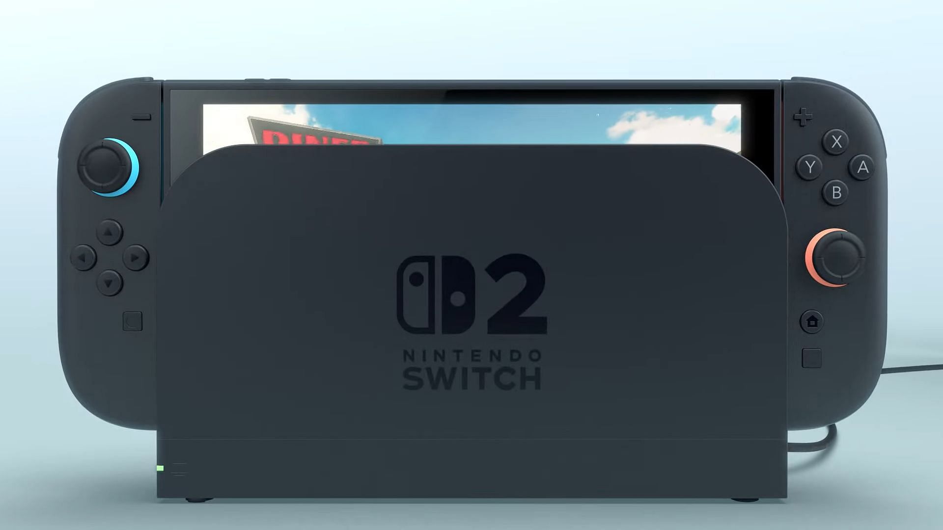 Picture of Nintendo Switch 2 in docked mode